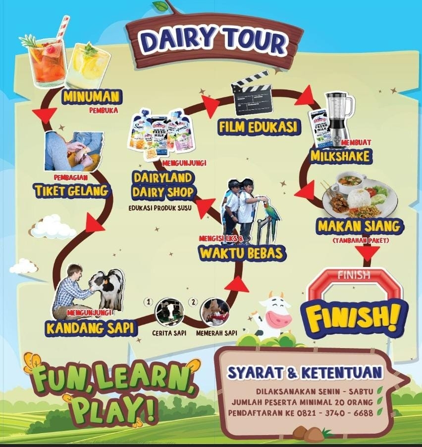 Paket edukasi Dairytour B